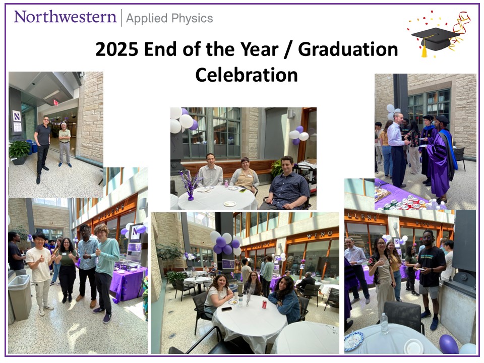 AP Students and Faculty celebrate new graduates