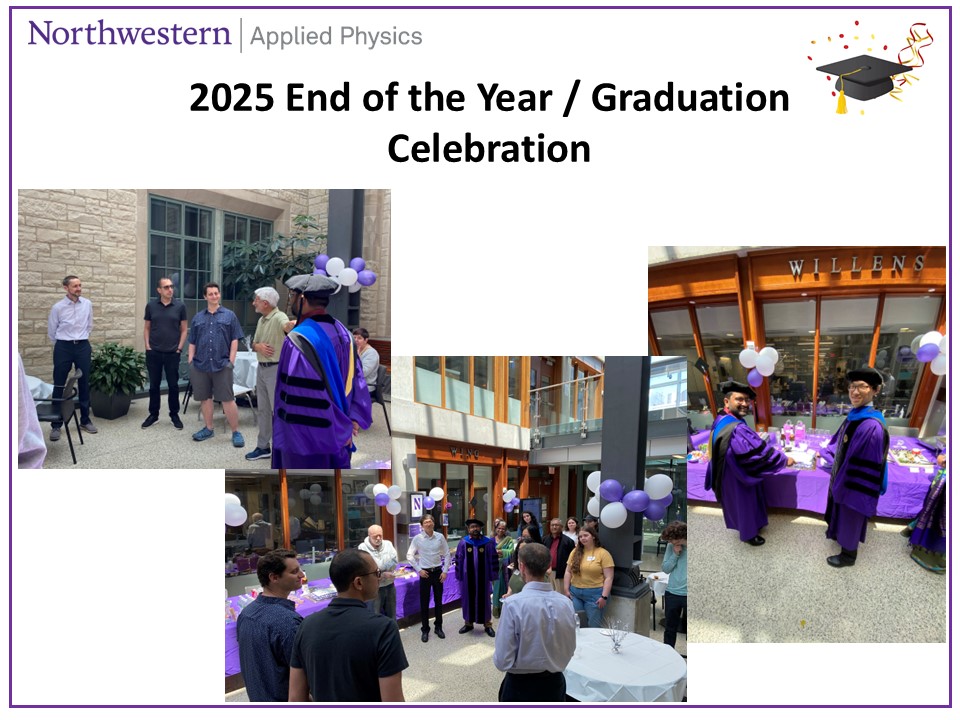 AP Students and Faculty celebrate new graduates