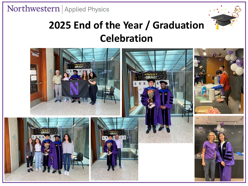 AP Students and Faculty celebrate new graduates