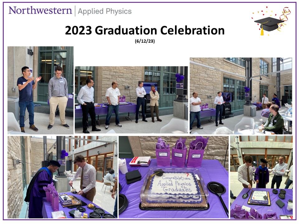 Pictures of graduation celebration